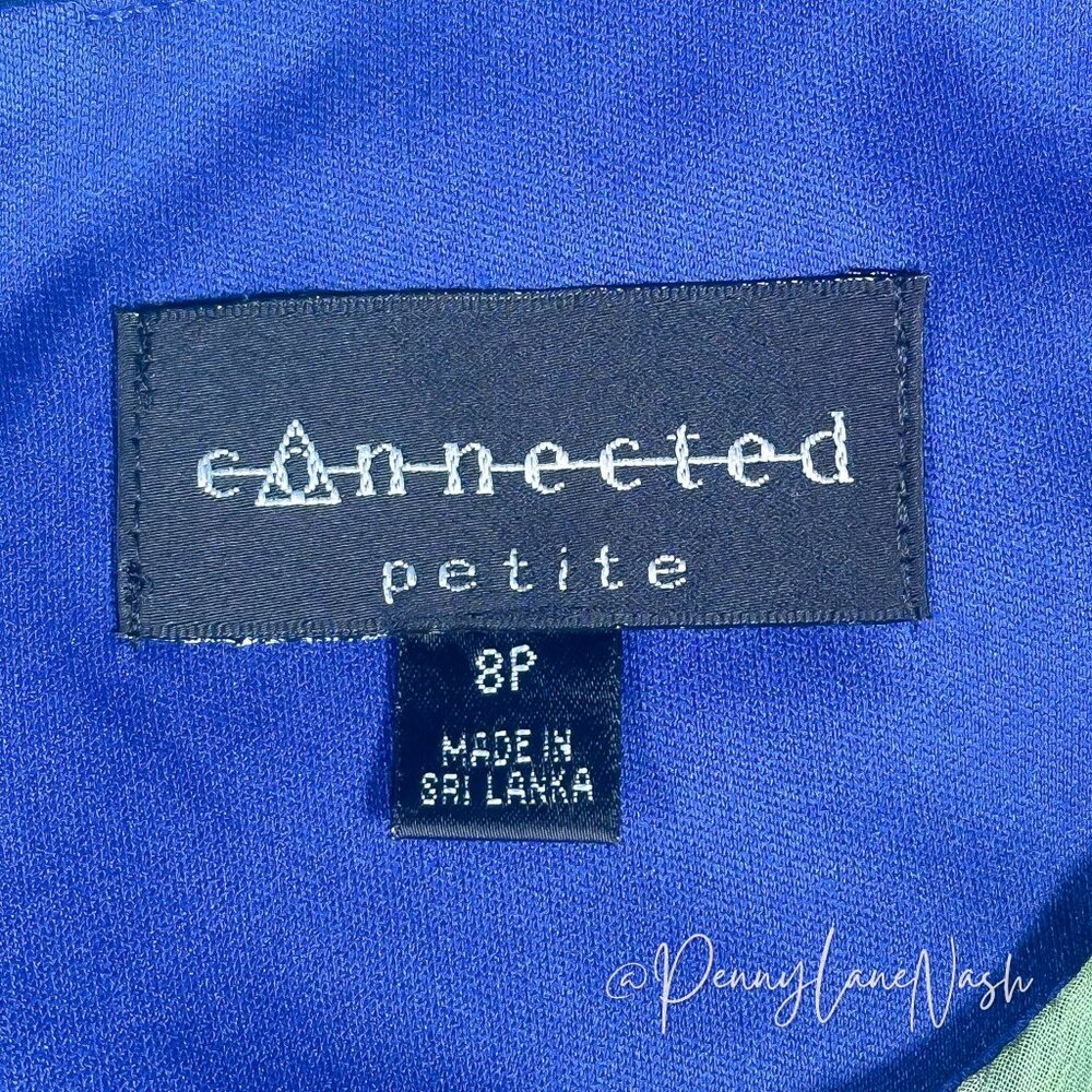Connected Sleeveless Ruffled Career Sheath Dress - Picture 7 of 7